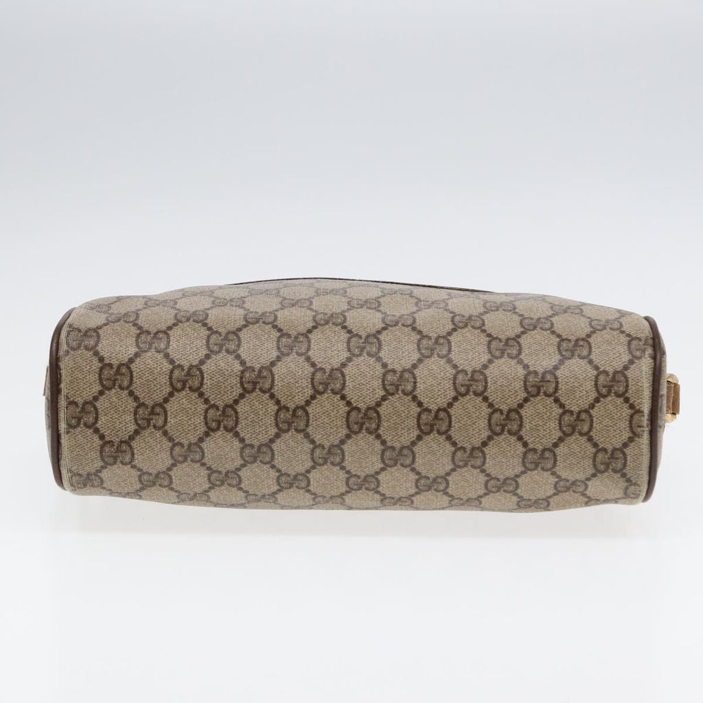 GUCCI GG Supreme Web Sherry Line Shoulder Bag Beige Gold 119 02 088 82111