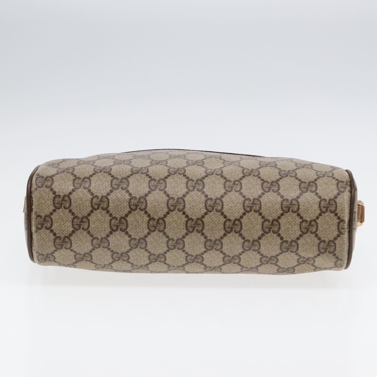 GUCCI GG Supreme Web Sherry Line Shoulder Bag Beige Gold 119 02 088 82111