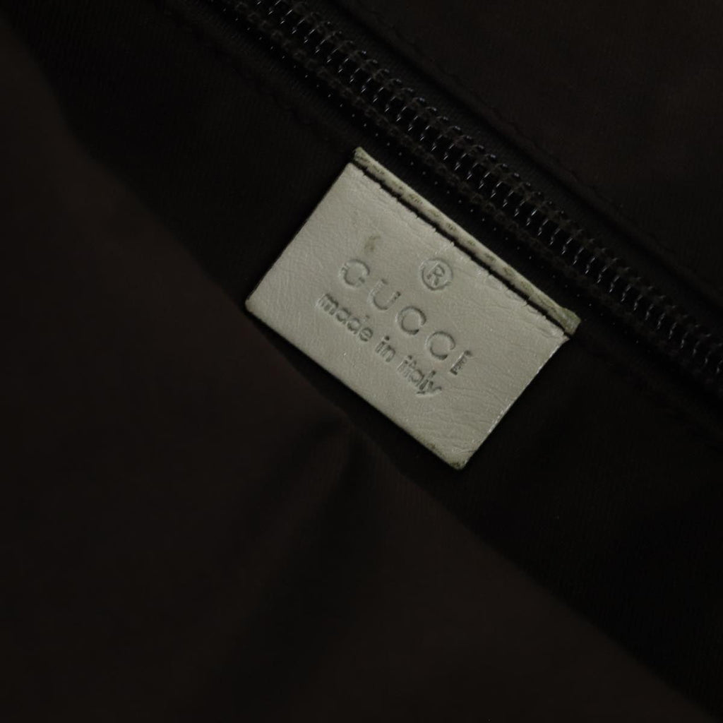 GUCCI GG Canvas Shoulder Bag Beige White 145857 82178