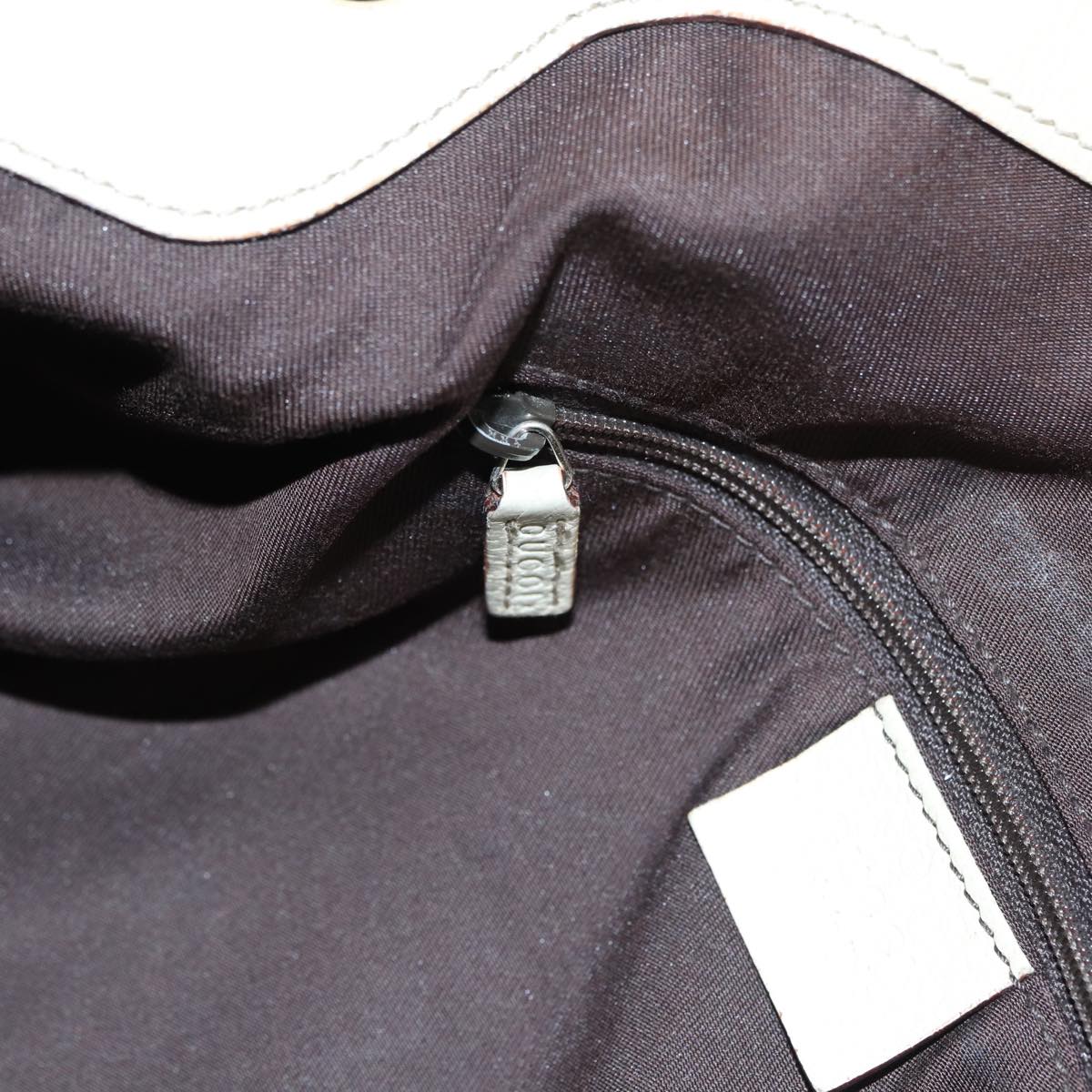 GUCCI GG Canvas Shoulder Bag Beige 121023 82193