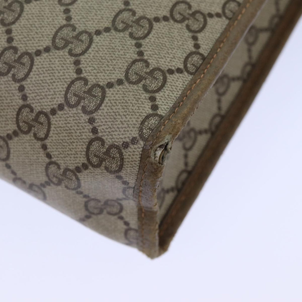 GUCCI GG Supreme Tote Bag WebSherry Line PVC Beige 89.02.997 82256