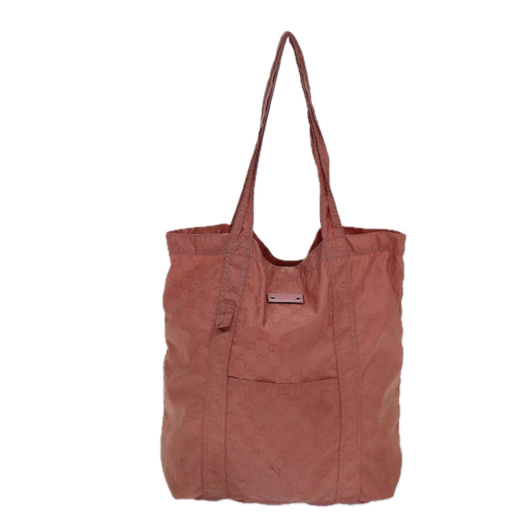 GUCCI GG Canvas Tote Bag Pink 223669 82258