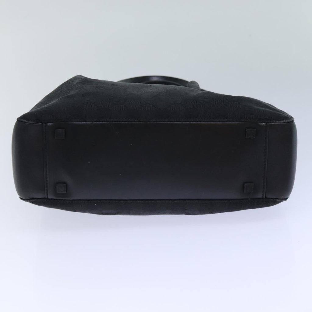 GUCCI GG Canvas Hand Bag Black 101919 82264
