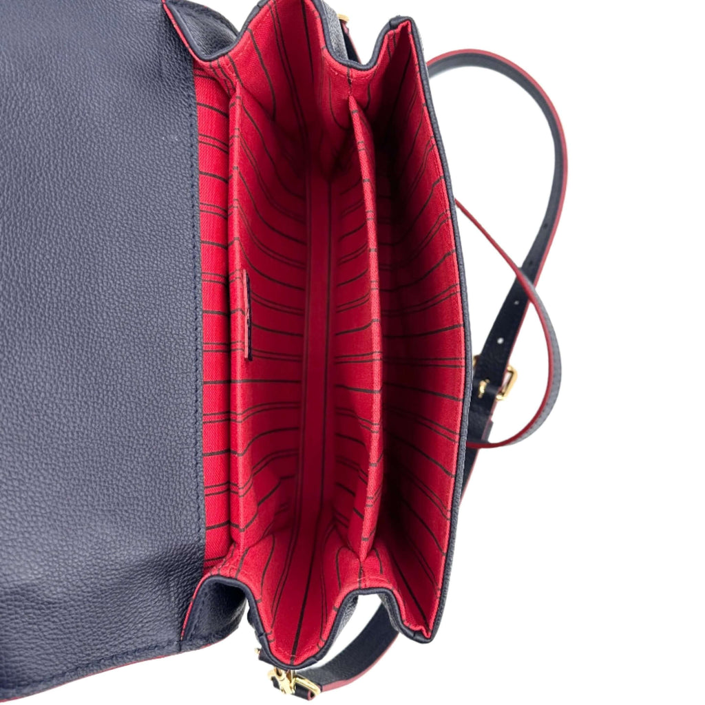Louis Vuitton Empreinte Pochette MÃƒÆ’Ã‚Â©tis Marine Rouge
