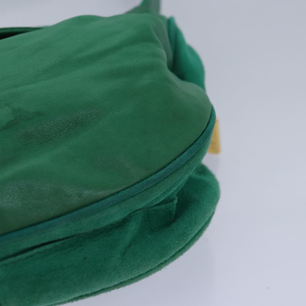 GUCCI Waist bag Suede Leather Green 039 115 0250 82696