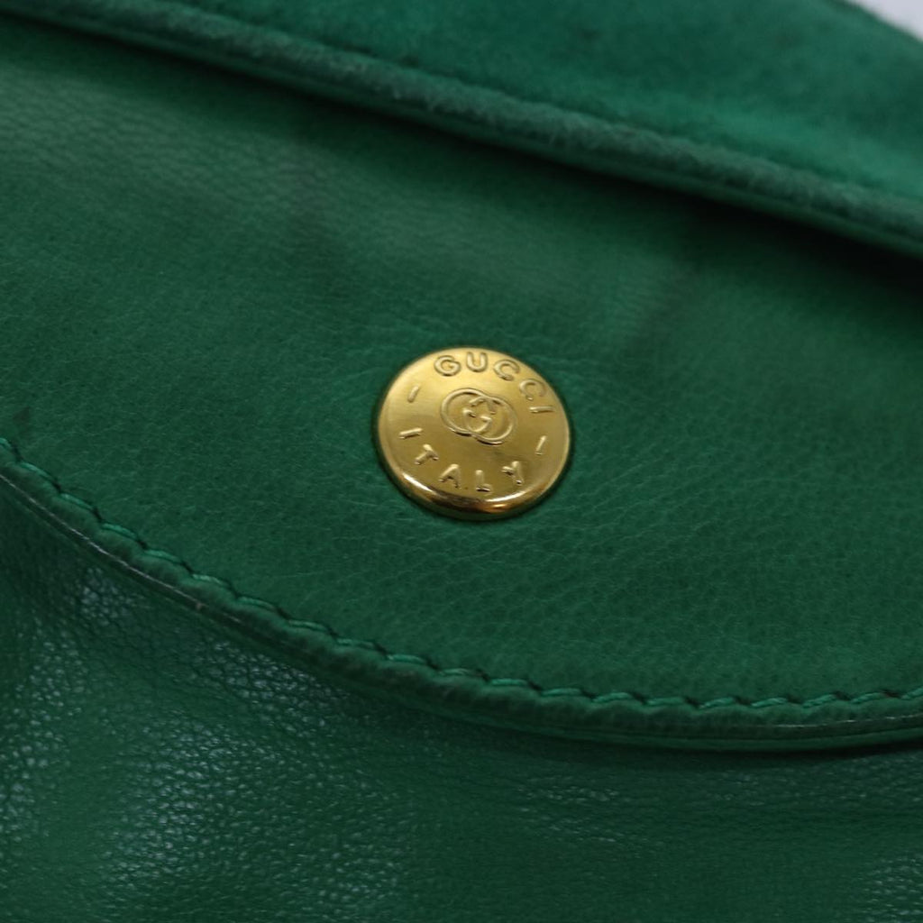 GUCCI Waist bag Suede Leather Green 039 115 0250 82696