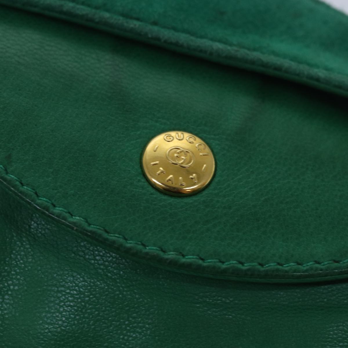 GUCCI Waist bag Suede Leather Green 039 115 0250 82696