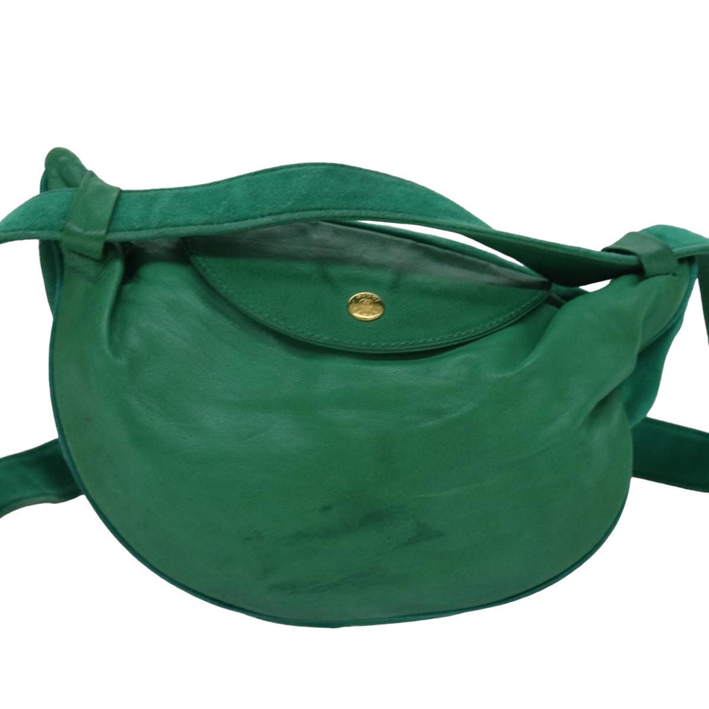 GUCCI Waist bag Suede Leather Green 039 115 0250 82696