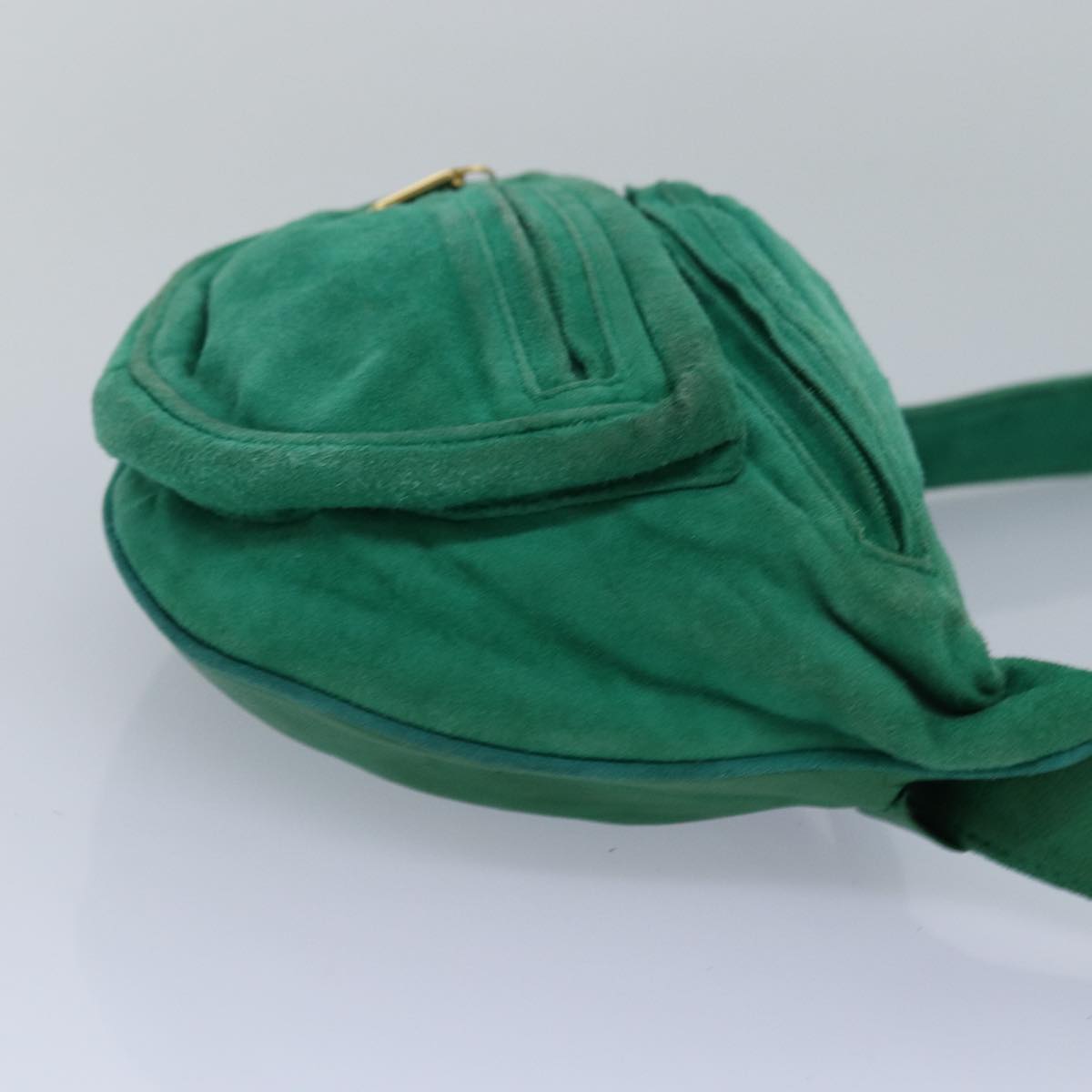 GUCCI Waist bag Suede Leather Green 039 115 0250 82696