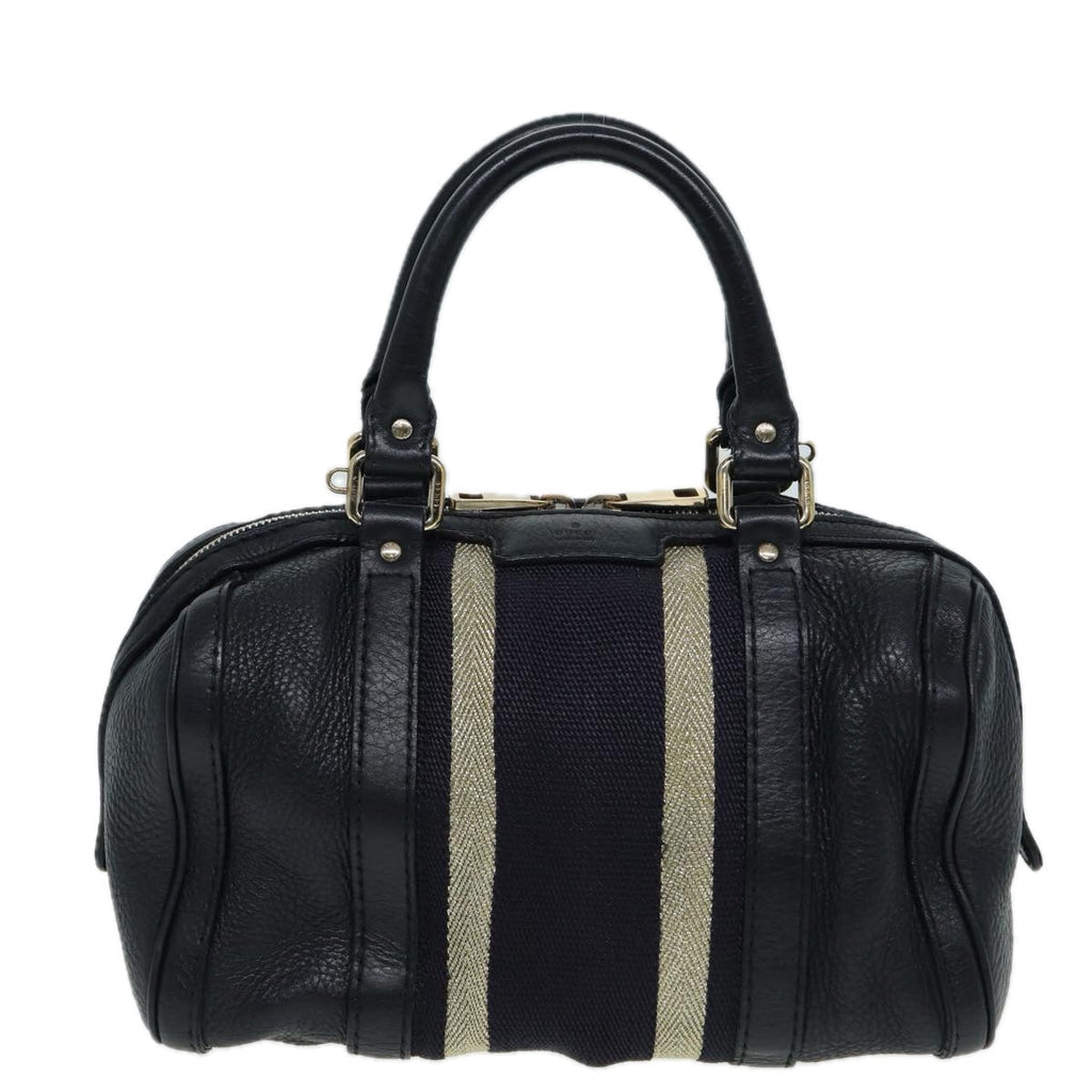 GUCCI Mini Boston Bag Leather 2way Black 269876 82699