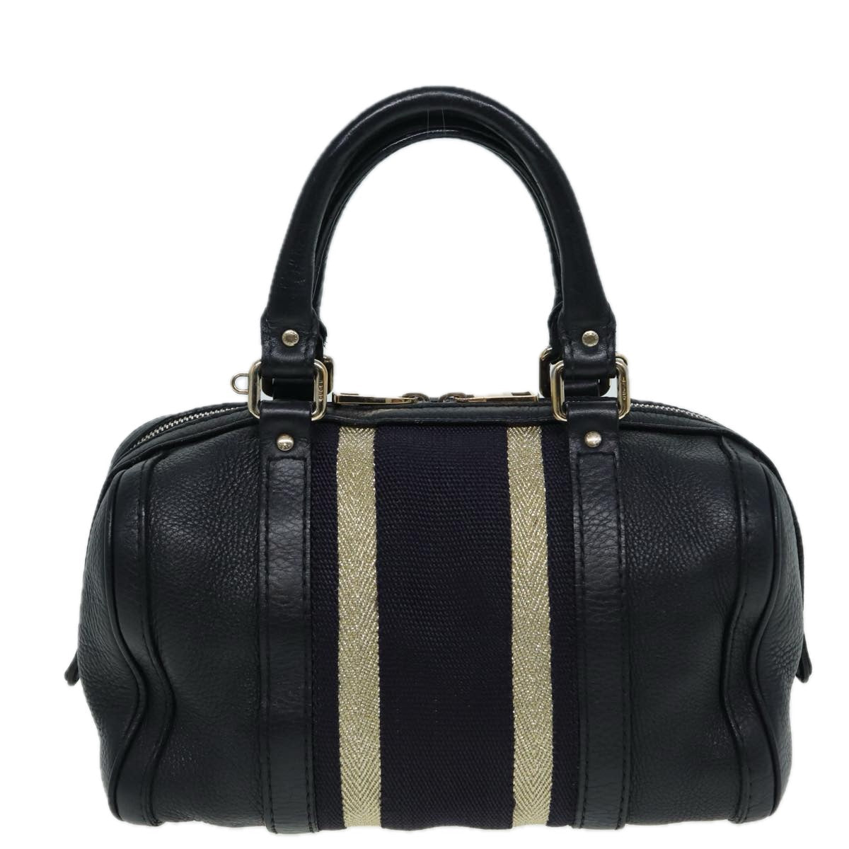 GUCCI Mini Boston Bag Leather 2way Black 269876 82699
