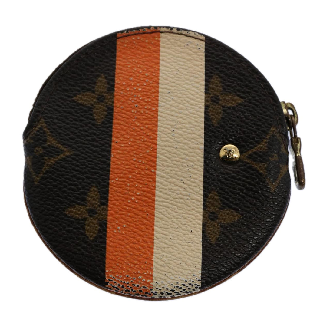 Louis Vuitton Porte Monnaie Rond  Canvas Wallet  ()