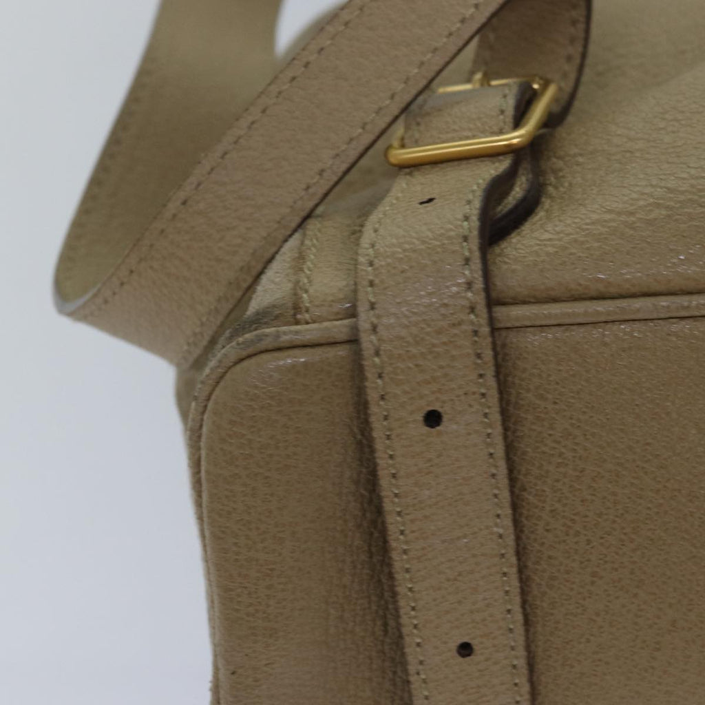 GUCCI Bamboo Backpack Suede Beige 003 2058 0016 82702