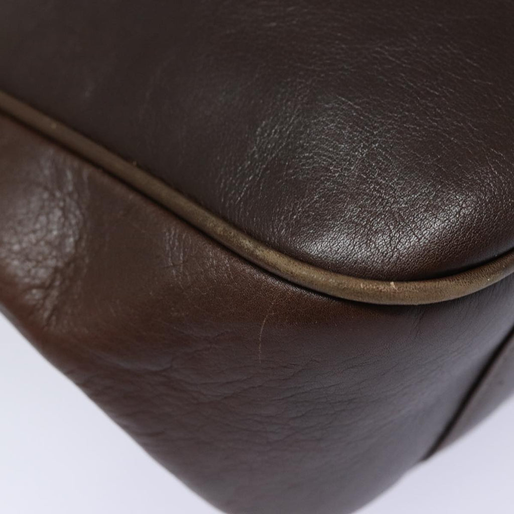 GUCCI Bamboo Shoulder Bag Leather 2way Brown 001 0166 1638 82704