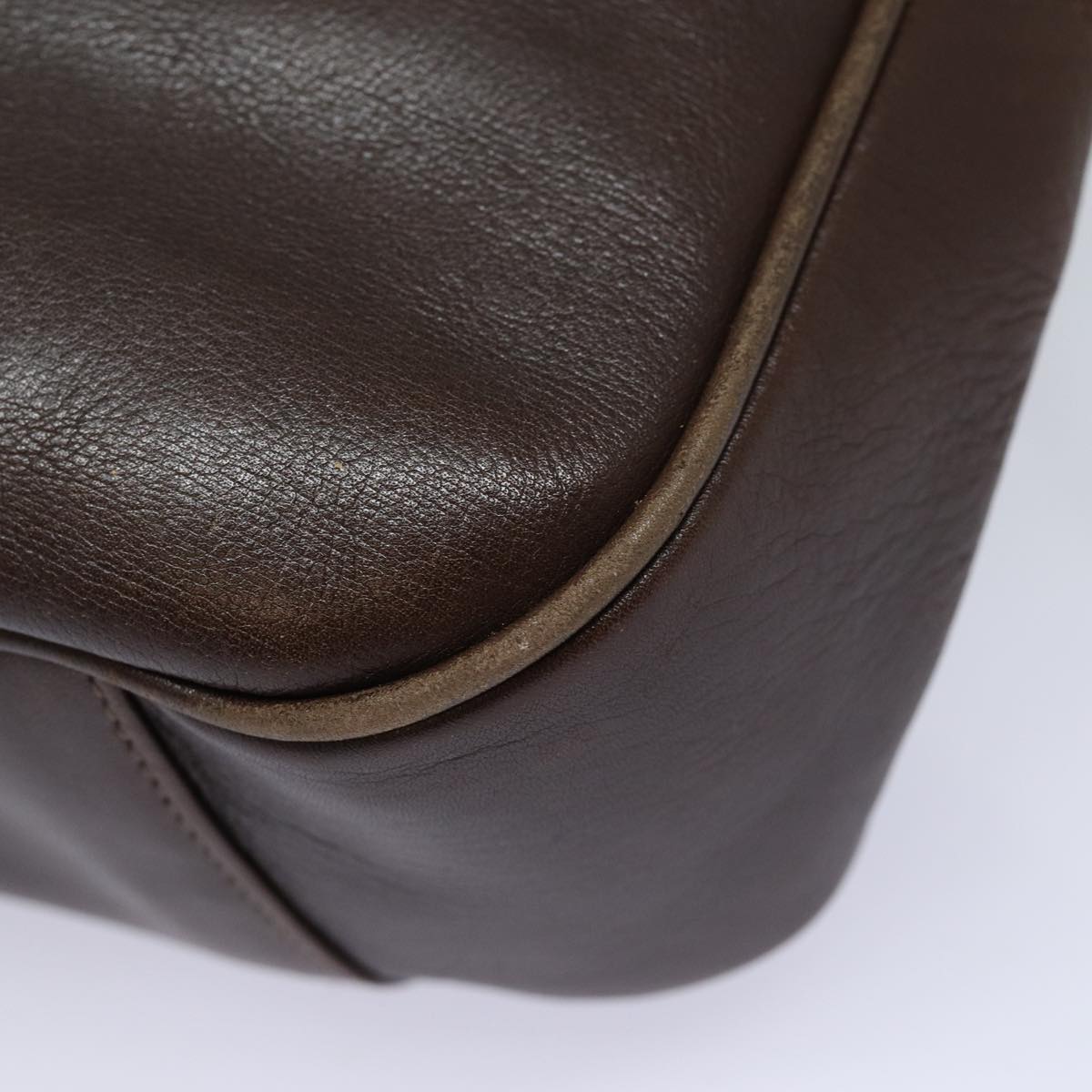 GUCCI Bamboo Shoulder Bag Leather 2way Brown 001 0166 1638 82704