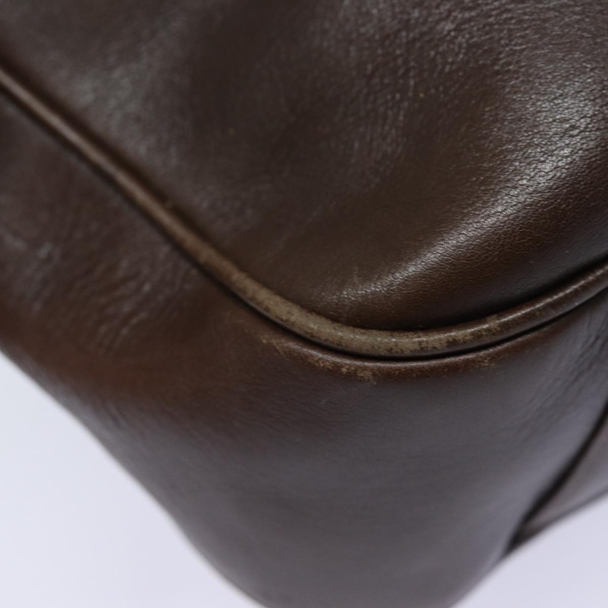 GUCCI Bamboo Shoulder Bag Leather 2way Brown 001 0166 1638 82704