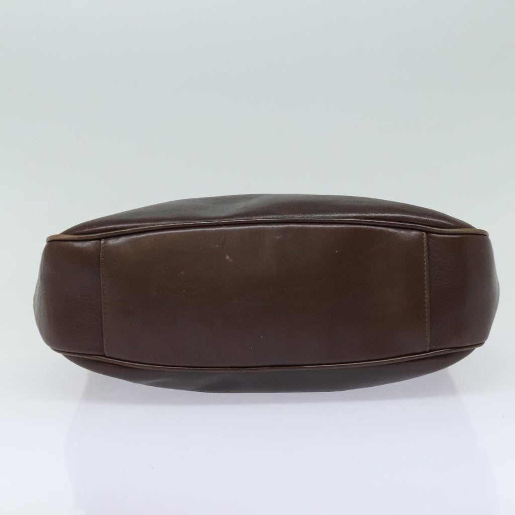 GUCCI Bamboo Shoulder Bag Leather 2way Brown 001 0166 1638 82704