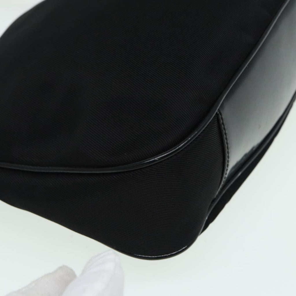 GUCCI Bamboo Shoulder Bag Nylon Black 001 1781 1638 82705