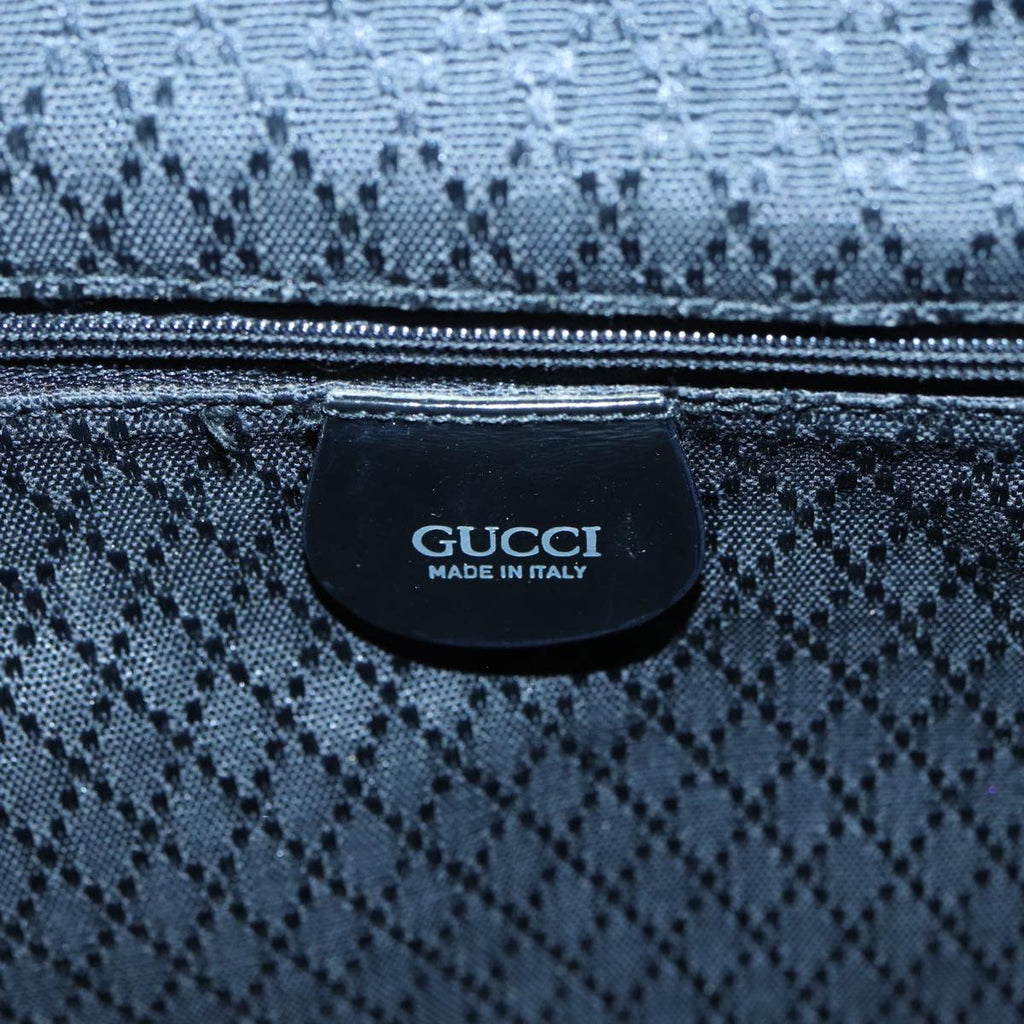 GUCCI Bamboo Shoulder Bag Nylon Black 001 1781 1638 82705