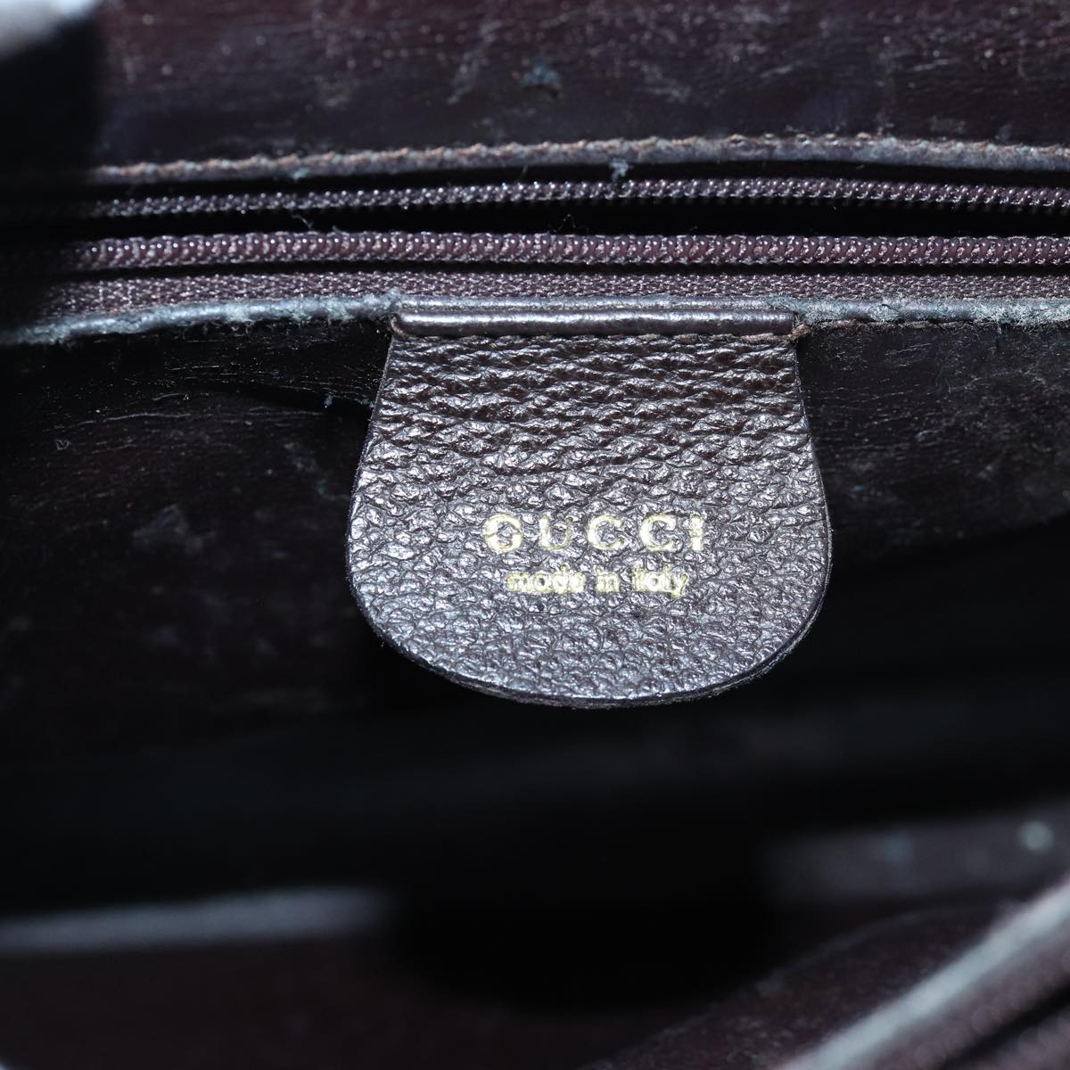 GUCCI Bamboo Hand Bag Suede Brown 002 1095 0260 82706