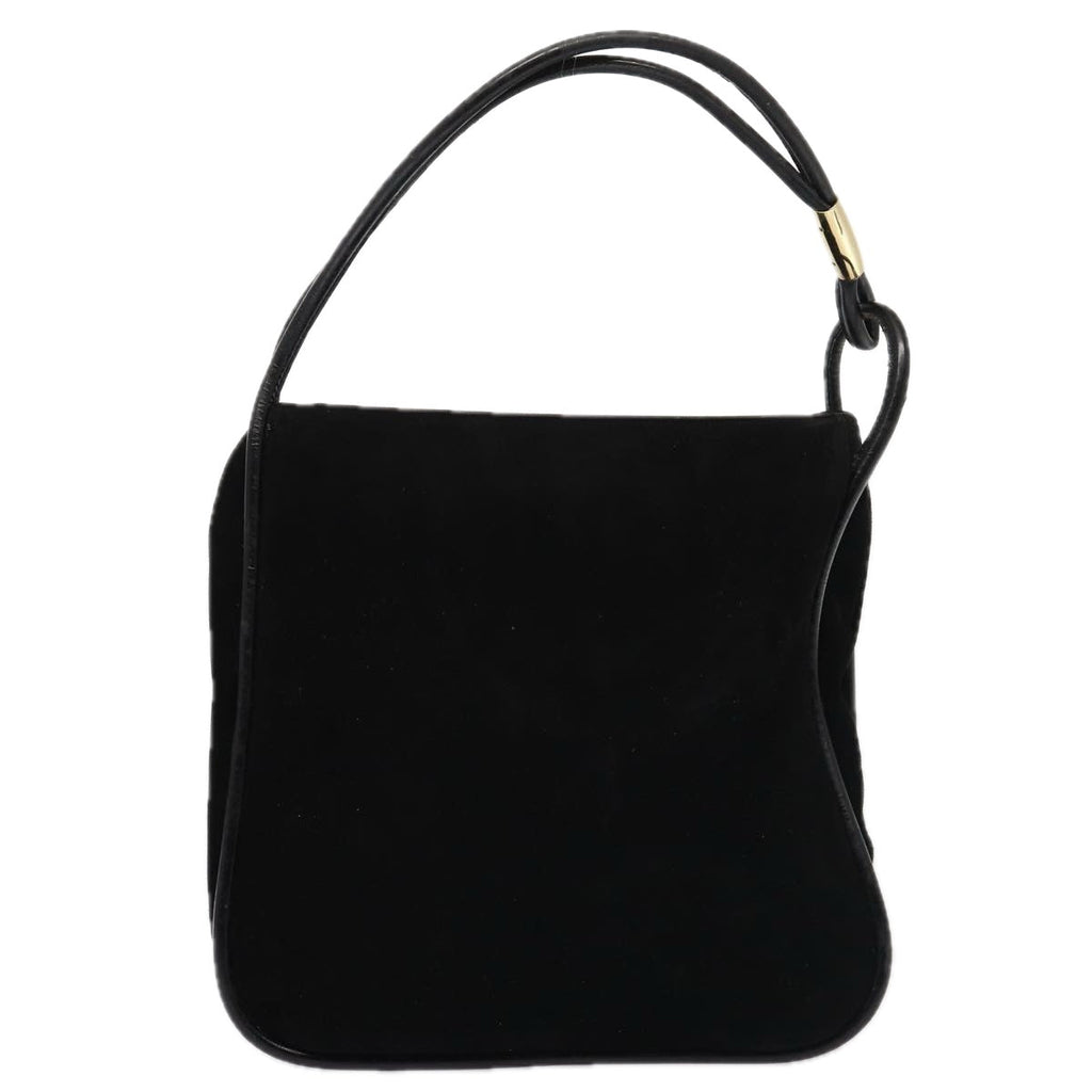 GUCCI Tote Bag Suede Black 001 2865 1775 82715