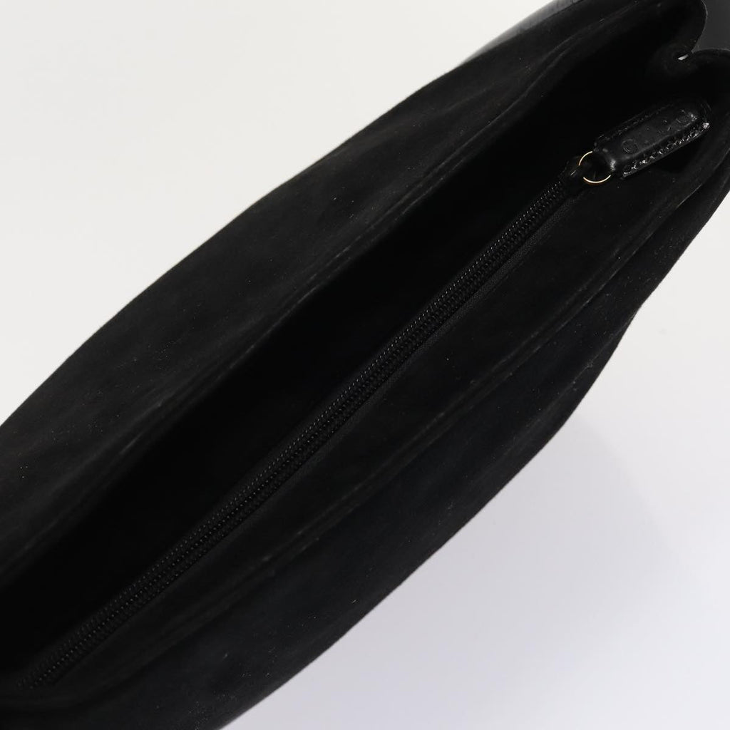 GUCCI Tote Bag Suede Black 001 2865 1775 82715