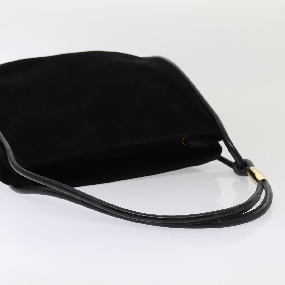 GUCCI Tote Bag Suede Black 001 2865 1775 82715