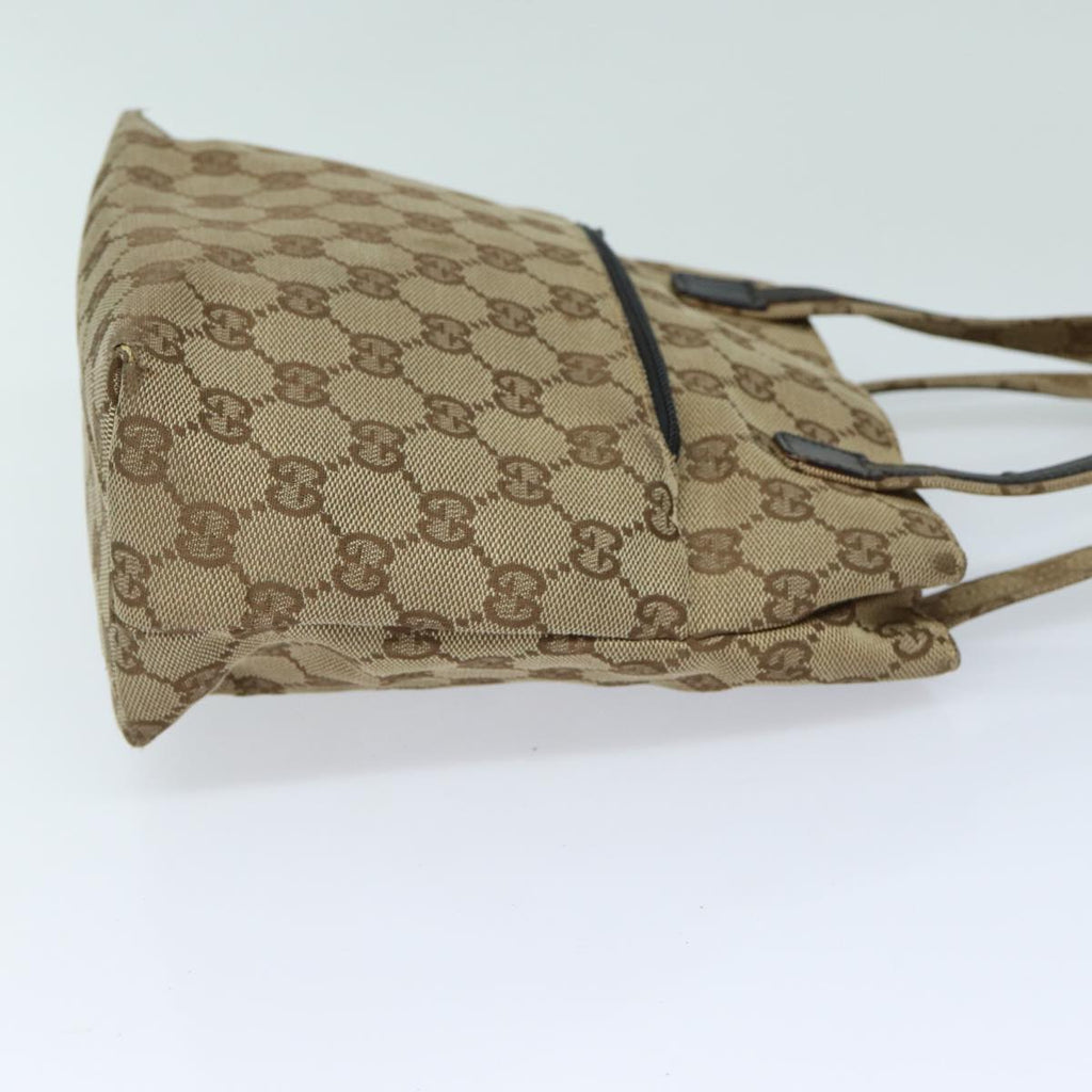 GUCCI GG Canvas Shoulder Bag Beige 002 1075 82821