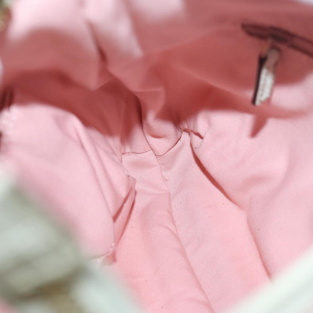 GUCCI GG Canvas Shoulder Bag Pink White 130738 82824