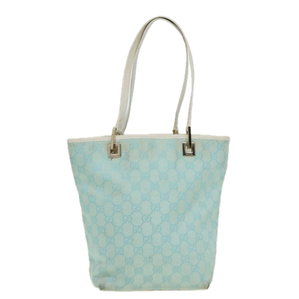 GUCCI GG Canvas Shoulder Bag Blue White 002 1099 82826