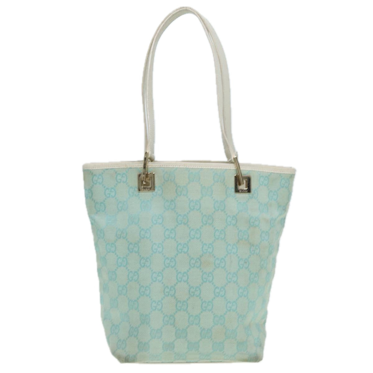 GUCCI GG Canvas Shoulder Bag Blue White 002 1099 82826