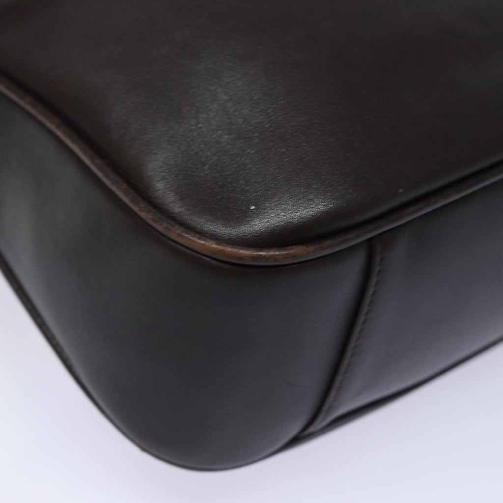 GUCCI Bamboo Hand Bag Leather 2way Brown 001 1638 82830