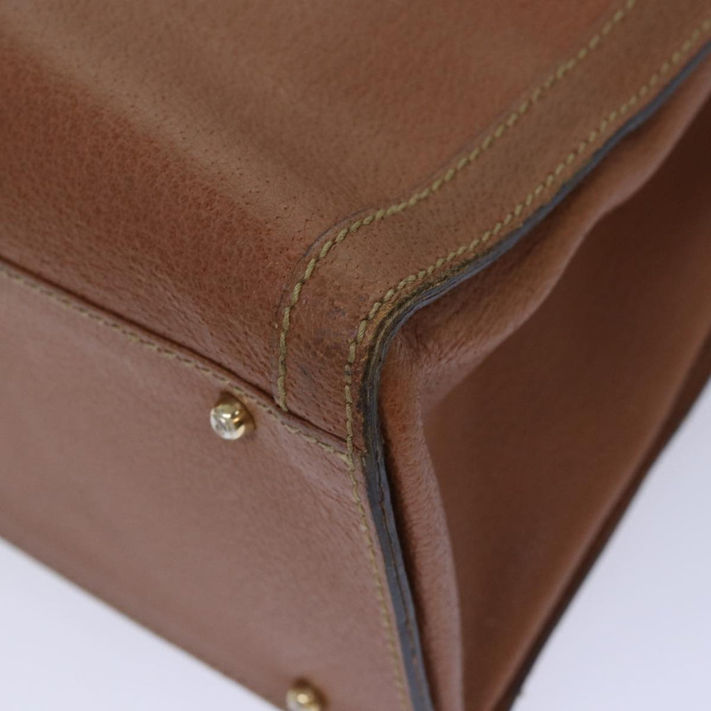 GUCCI Bamboo Hand Bag Leather Brown 002 2853 0260 0 82834