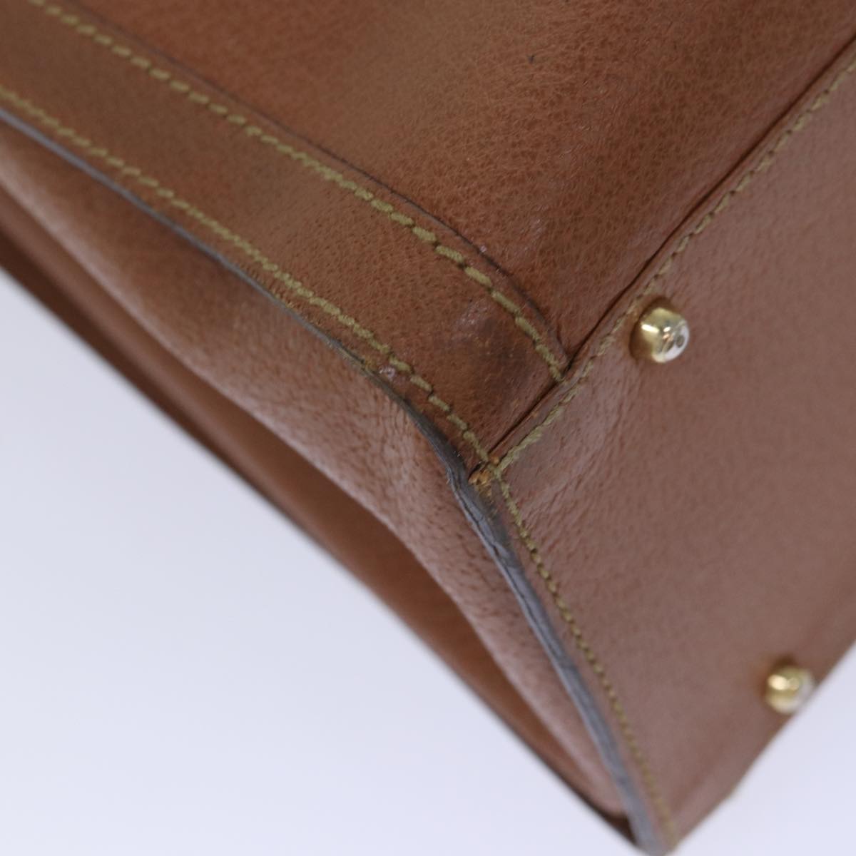 GUCCI Bamboo Hand Bag Leather Brown 002 2853 0260 0 82834