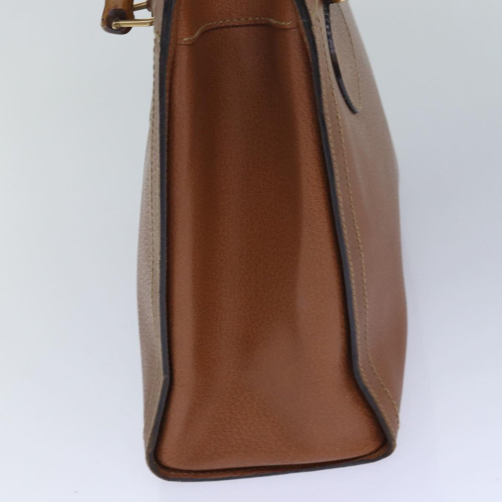 GUCCI Bamboo Hand Bag Leather Brown 002 2853 0260 0 82834
