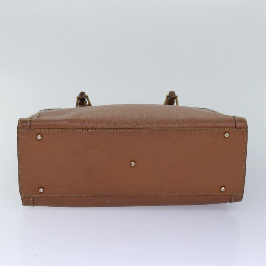 GUCCI Bamboo Hand Bag Leather Brown 002 2853 0260 0 82834