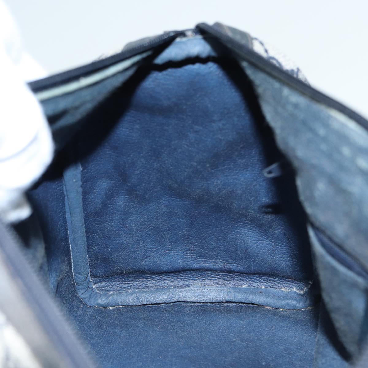 GUCCI GG Supreme Boston Bag PVC Leather Navy 904 02 006 82876
