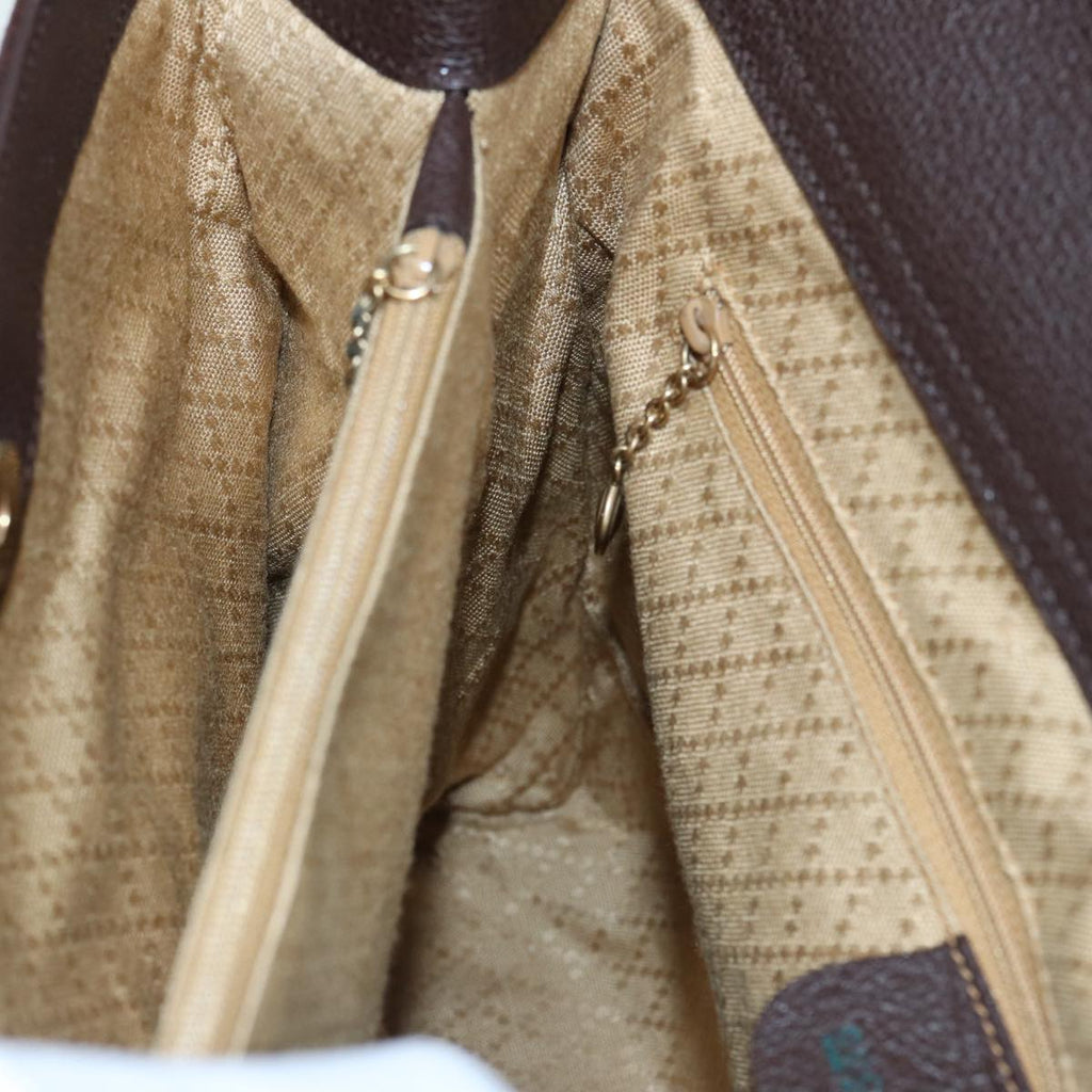 GUCCI Bamboo Hand Bag Suede 2way Brown 002 2855 0322 0 82942
