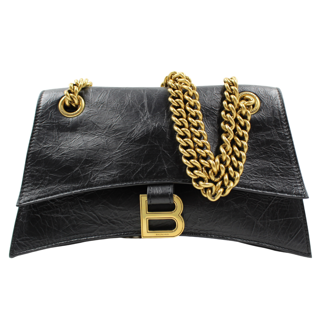 Balenciaga Crush Small Quilted Chain Bag