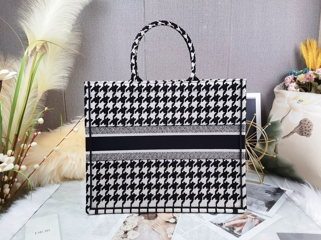 GLAMI Large Book Tote Black, For Women, WomenÃ¢â‚¬â„¢s Handbags 16.5in/42cm CD
