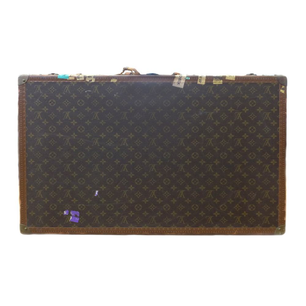 Louis Vuitton Alze-L75 Trunk Bag Travel Bag M21225 Monogram Brown G Gold  Leather Tr Initial AT