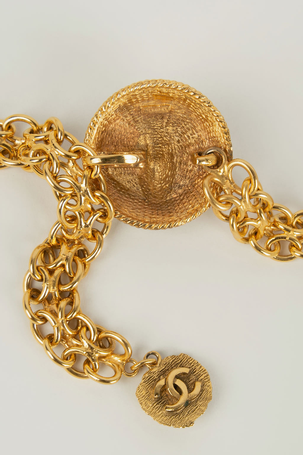 Ceinture "tÃƒÆ’Ã‚Âªte de lion" Chanel