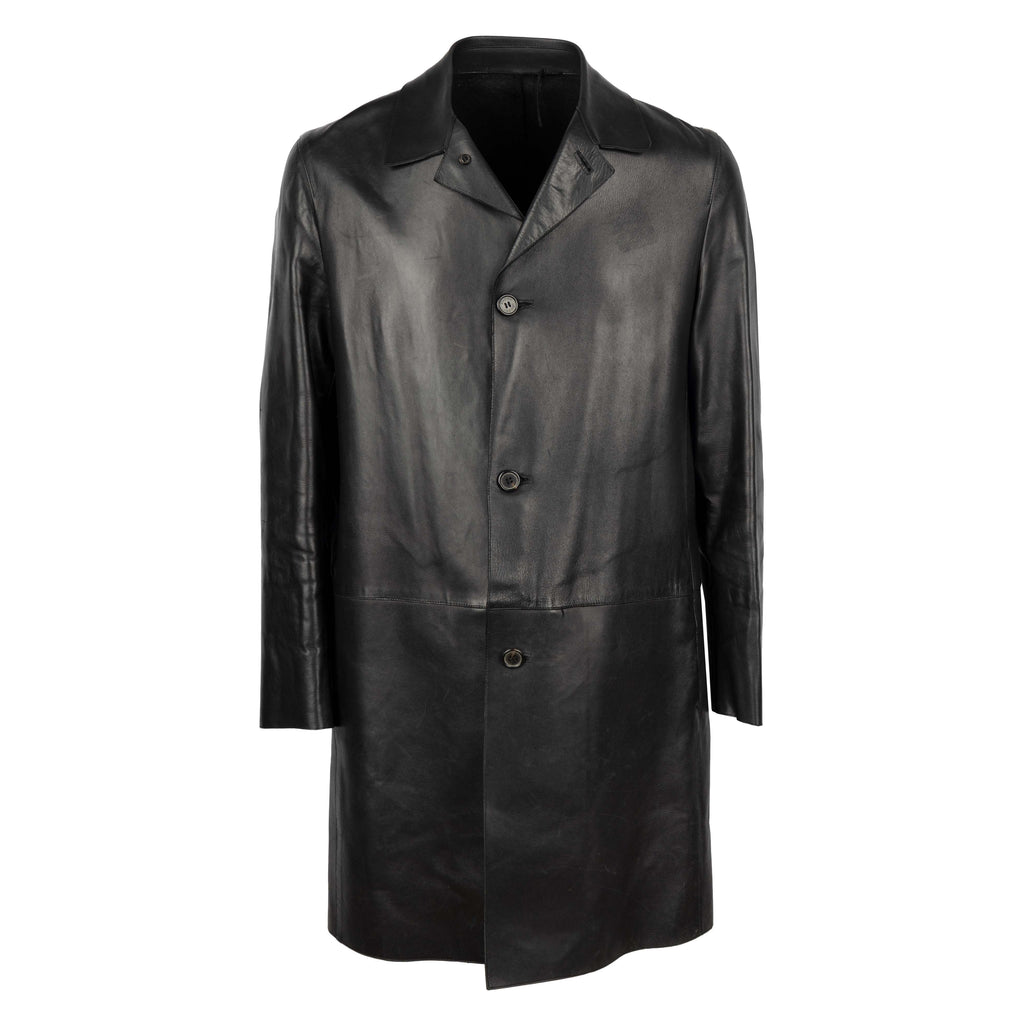 Gucci Leather Trench Coat - '00s