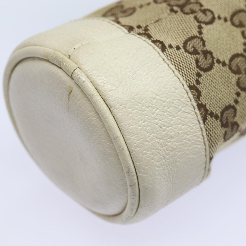 GUCCI Drink holder GG Canvas Web Sherry Line Water bottle Beige 28691 83139