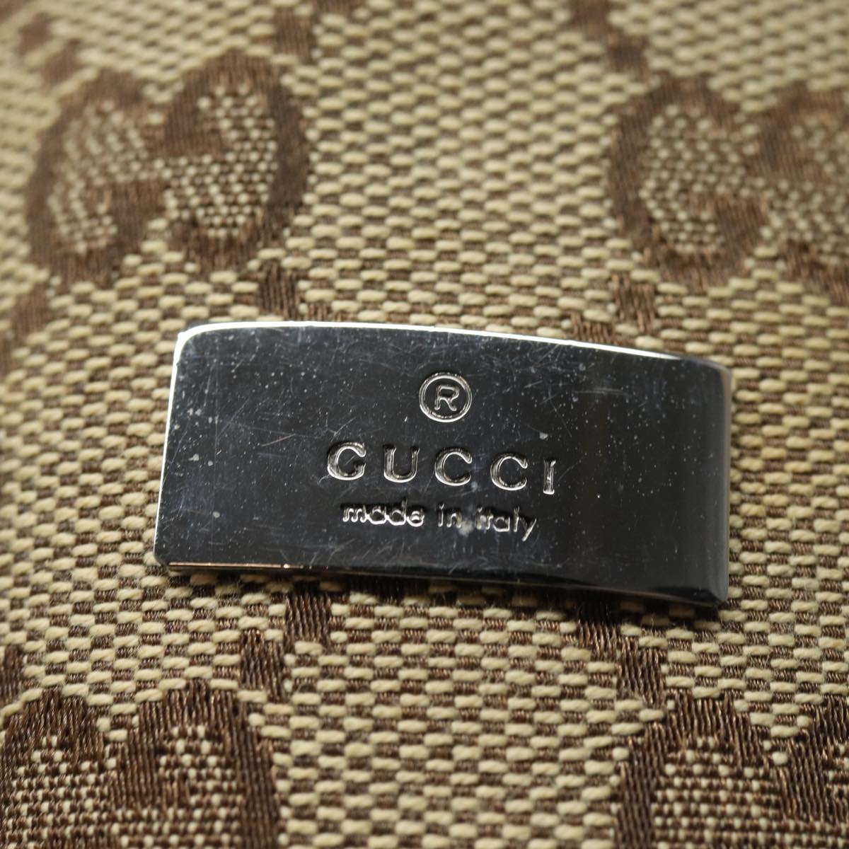GUCCI Drink holder GG Canvas Web Sherry Line Water bottle Beige 28691 83139