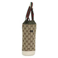 GUCCI Drink holder GG Canvas Web Sherry Line Water bottle Beige 28691 83139