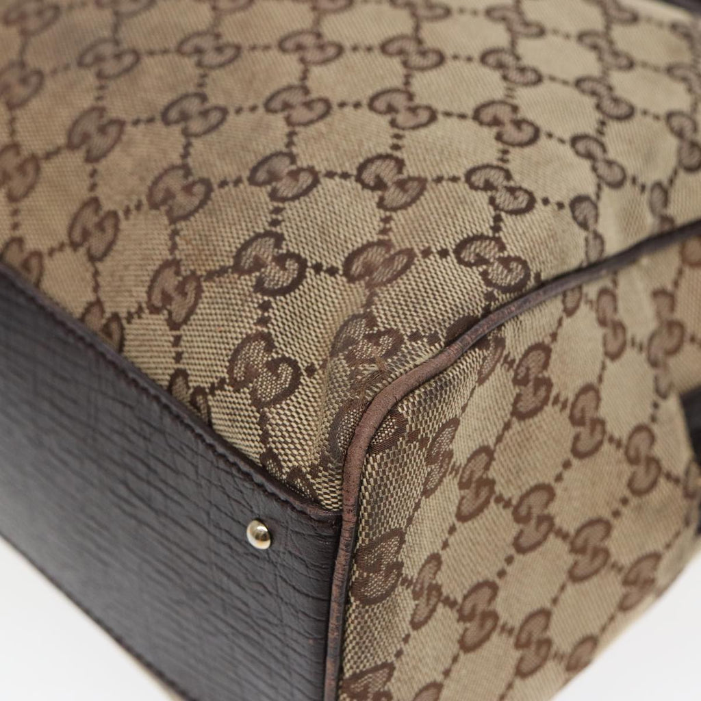 GUCCI GG Canvas Web Sherry Line Hand Bag Beige Red Green 141503 83143