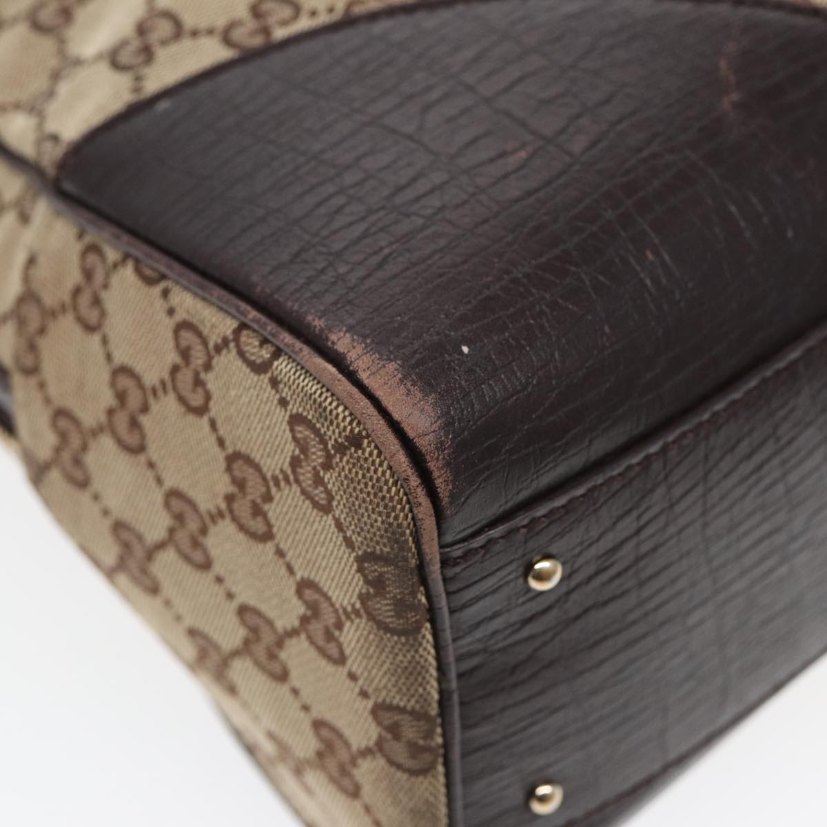 GUCCI GG Canvas Web Sherry Line Hand Bag Beige Red Green 141503 83143
