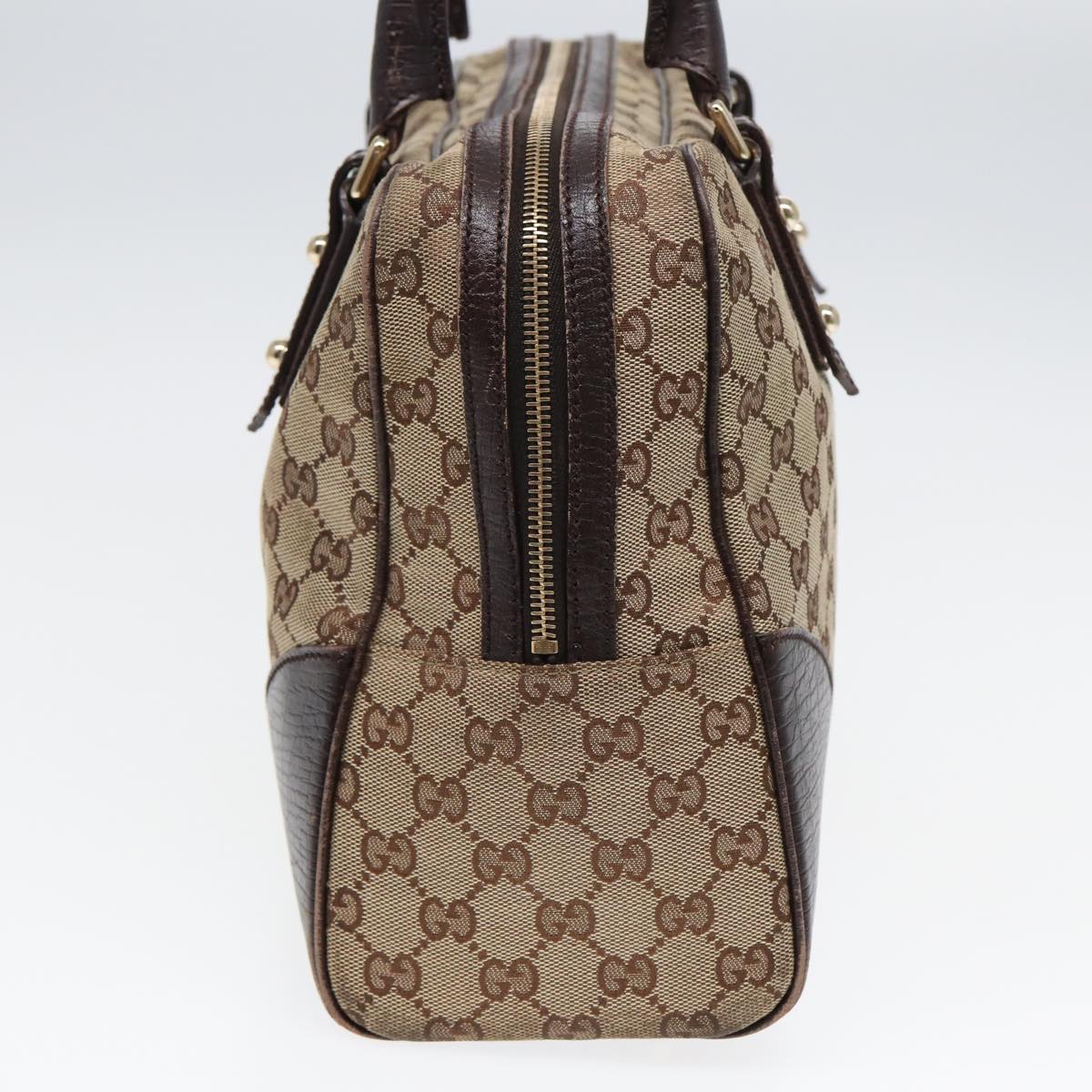 GUCCI GG Canvas Web Sherry Line Hand Bag Beige Red Green 141503 83143