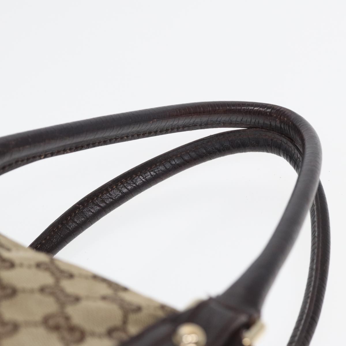 GUCCI GG Canvas Web Sherry Line Hand Bag Beige Red Green 141503 83143